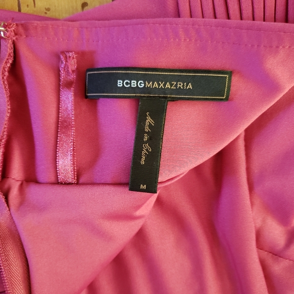 BCBG Sz Med Bubble Hem Halter Dress - Picture 4 of 10